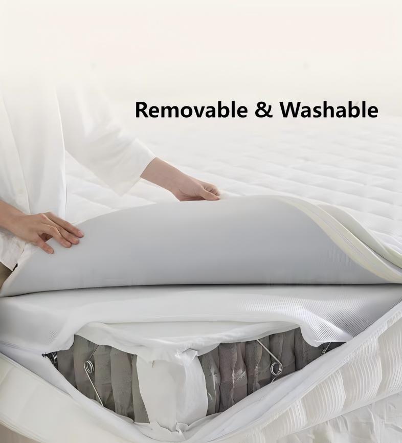 Removable and washable mattress