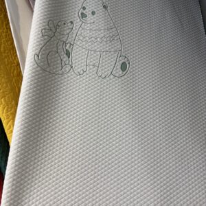 Polyester Spun Yarn Fabric 05